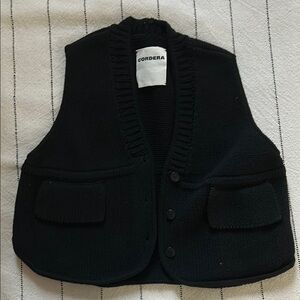 Cordera Black Waistcoat